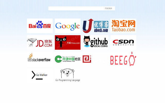 UBOCK Tab 优博客标签启动页 简单 干净  from Chrome web store to be run with OffiDocs Chromium online