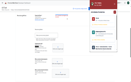 UB Task  from Chrome web store to be run with OffiDocs Chromium online