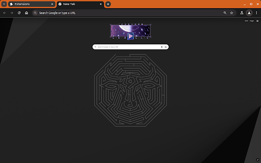 Ubuntu Mantic Minotaur Dark  from Chrome web store to be run with OffiDocs Chromium online