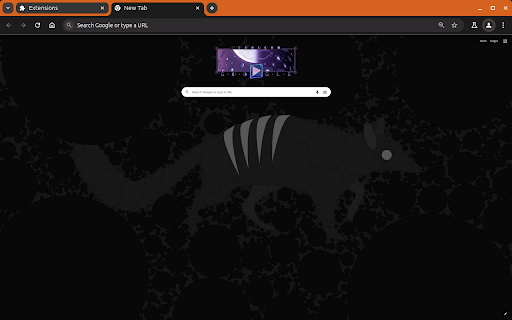 Ubuntu Noble Numbat Fuwafuwa Nanbatto San (dark)  from Chrome web store to be run with OffiDocs Chromium online