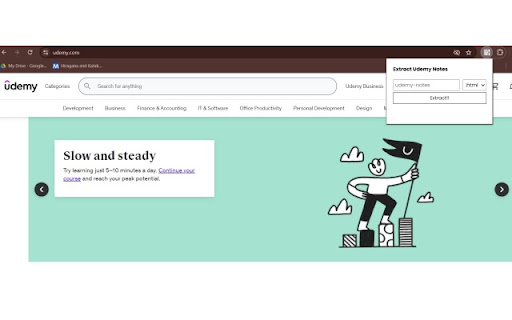 Udemy Notes Extractor from Chrome web store to be run with OffiDocs Chromium online Udemy Notes Extractor from Chrome web store to be run with OffiDocs Chromium online