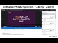 Udemy Video Playback Speed Controls  from Chrome web store to be run with OffiDocs Chromium online
