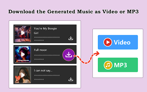 Udio AI Music Generator  from Chrome web store to be run with OffiDocs Chromium online