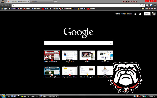 UGA Dawg Theme  from Chrome web store to be run with OffiDocs Chromium online