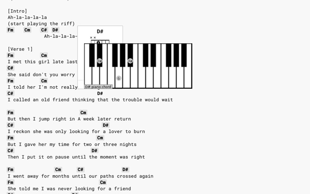 ugpiano  from Chrome web store to be run with OffiDocs Chromium online