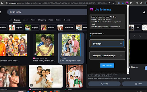 Uhallo Image  from Chrome web store to be run with OffiDocs Chromium online