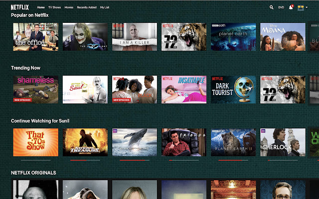 UiFix for netflix.com  from Chrome web store to be run with OffiDocs Chromium online