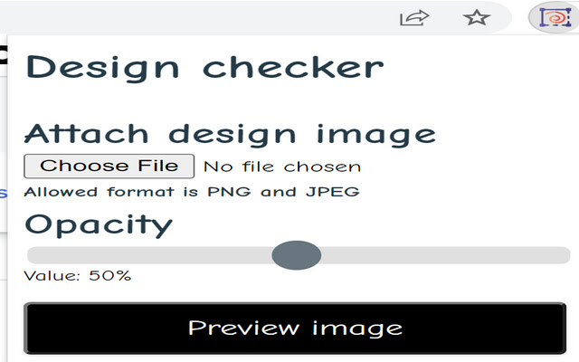 Ui validate  from Chrome web store to be run with OffiDocs Chromium online