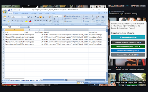 Ultimate CMS Detector for Search  from Chrome web store to be run with OffiDocs Chromium online