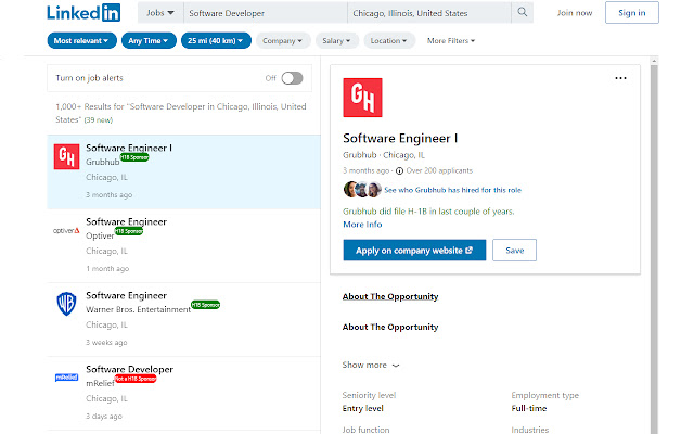 Pemeriksa Sponsor H1B Ultimate dari toko web Chrome untuk dijalankan dengan OffiDocs Chromium online