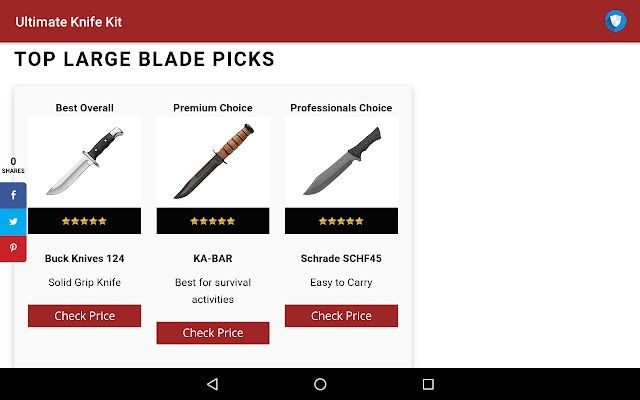 Ultimate Knife Kit  from Chrome web store to be run with OffiDocs Chromium online