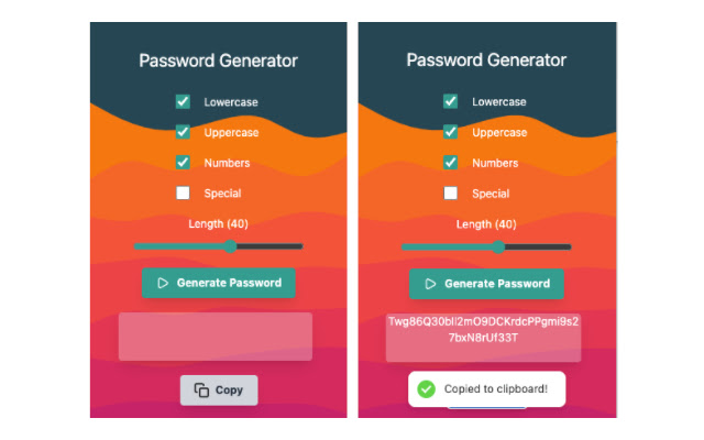 Ultimate Password Generator  from Chrome web store to be run with OffiDocs Chromium online