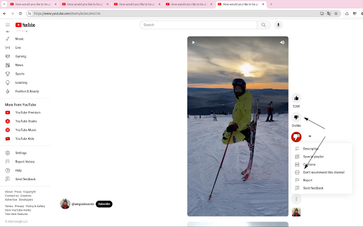 ULTRA DISLIKE YouTube Shorts  from Chrome web store to be run with OffiDocs Chromium online