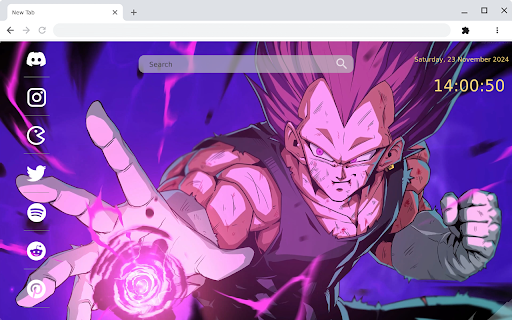 Ultra Ego Vegeta: Powerful Live Wallpaper for Chrome!  from Chrome web store to be run with OffiDocs Chromium online