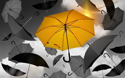 Umbrella in the air  from Chrome web store to be run with OffiDocs Chromium online