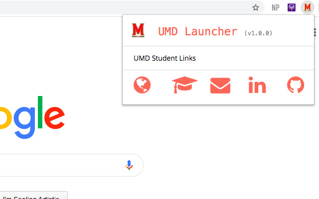 UMD Launcher  from Chrome web store to be run with OffiDocs Chromium online