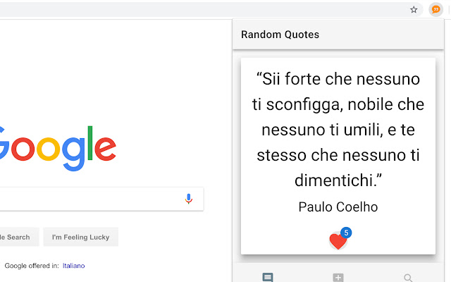 Una citazione a caso  from Chrome web store to be run with OffiDocs Chromium online
