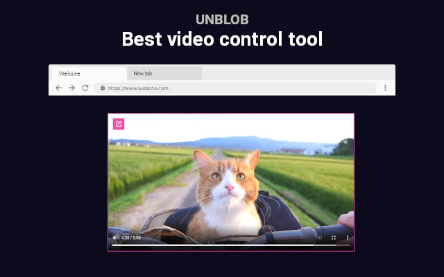 unBlob  from Chrome web store to be run with OffiDocs Chromium online