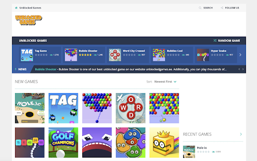 Unblocked Games Side Panel Games  from Chrome web store to be run with OffiDocs Chromium online
