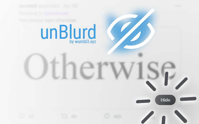 unBlurd. by wumbl3.  from Chrome web store to be run with OffiDocs Chromium online