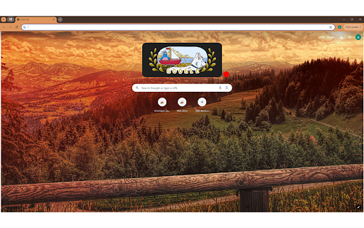 under a vibrant blue sky during the golden hour  from Chrome web store to be run with OffiDocs Chromium online