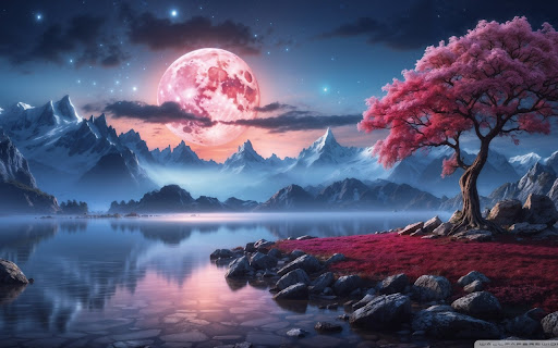 Under the Pink Moonlight  from Chrome web store to be run with OffiDocs Chromium online