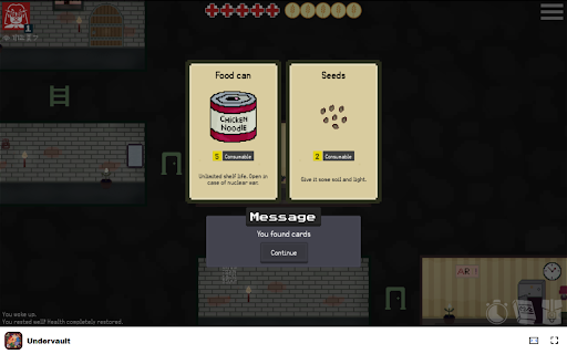 Undervault Game Transform rooms and test your luck in the dungeon!  from Chrome web store to be run with OffiDocs Chromium online