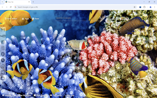 Underwater Ocean Wallpaper  from Chrome web store to be run with OffiDocs Chromium online