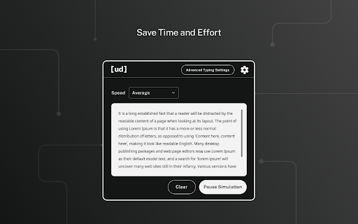 Undetectable AI Human Auto Typer  from Chrome web store to be run with OffiDocs Chromium online