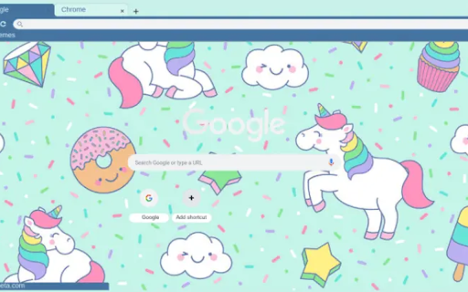 Unicorns  Ice Cream!  from Chrome web store to be run with OffiDocs Chromium online