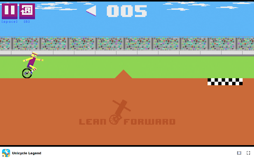 Unicycle Legend Game Master balance and conquer obstacle filled levels!  from Chrome web store to be run with OffiDocs Chromium online