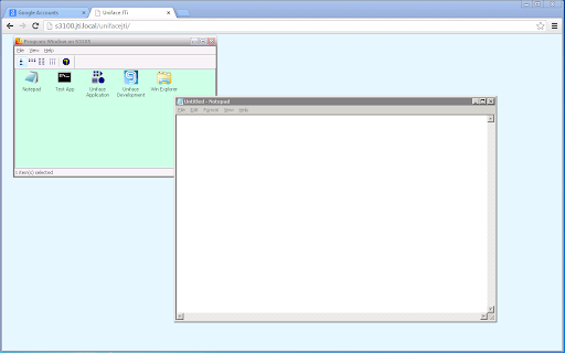 Uniface JTi  from Chrome web store to be run with OffiDocs Chromium online