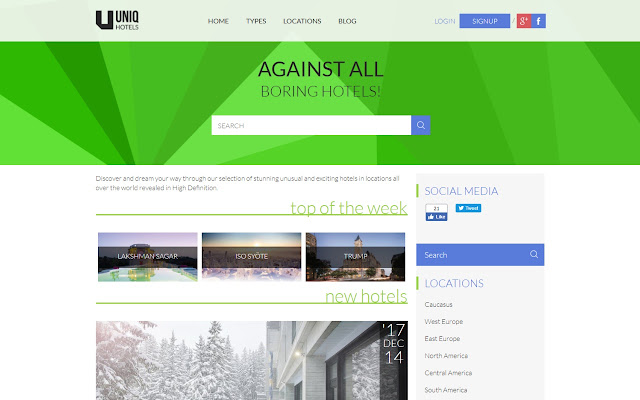 Uniq Hotels  from Chrome web store to be run with OffiDocs Chromium online