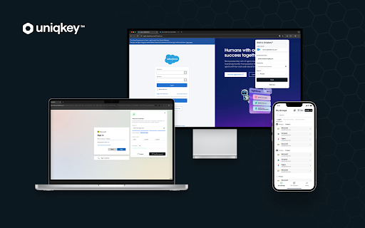 Uniqkey 2.0  from Chrome web store to be run with OffiDocs Chromium online