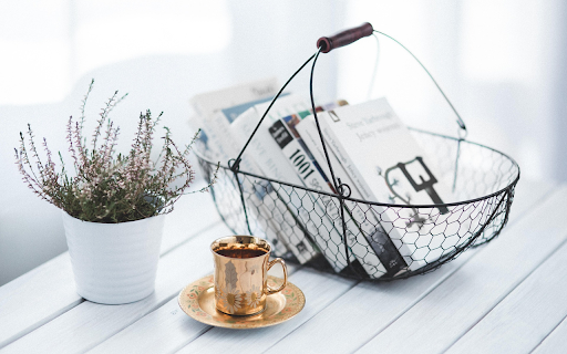 Unique book basket  from Chrome web store to be run with OffiDocs Chromium online