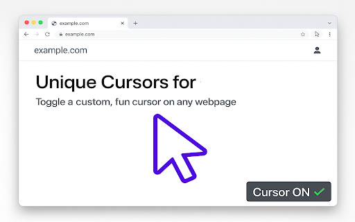Unique Cursors for Google Chrome  from Chrome web store to be run with OffiDocs Chromium online
