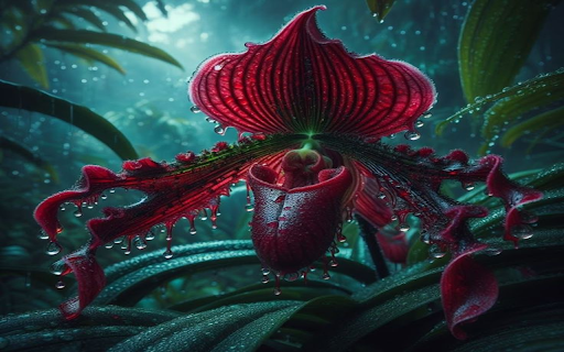 Unique red orchids wallpaper  from Chrome web store to be run with OffiDocs Chromium online