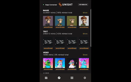 UniSat Wallet  from Chrome web store to be run with OffiDocs Chromium online