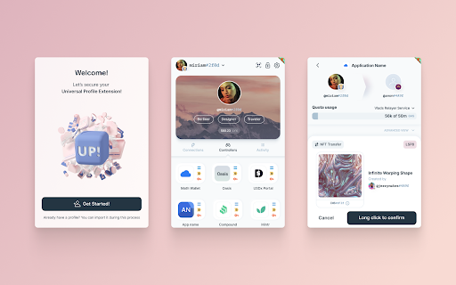 Universal Profiles  from Chrome web store to be run with OffiDocs Chromium online