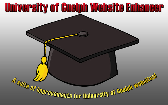 University of Guelph Website Enhancer  from Chrome web store to be run with OffiDocs Chromium online