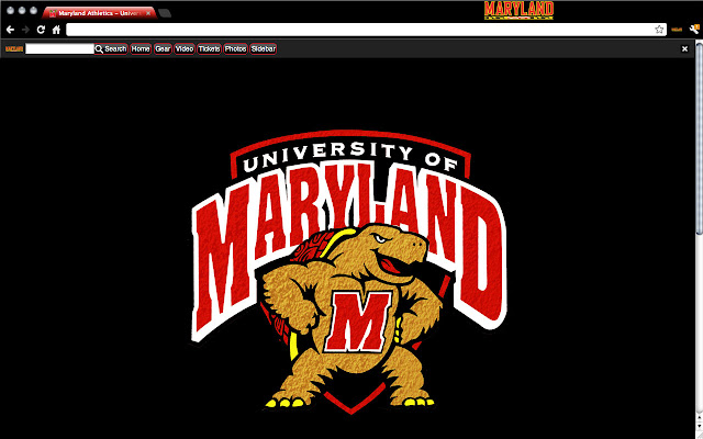 University of Maryland Theme  from Chrome web store to be run with OffiDocs Chromium online