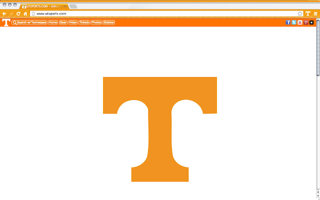 University of Tennessee Theme  from Chrome web store to be run with OffiDocs Chromium online