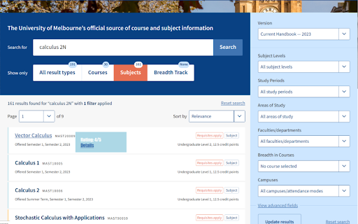 University Subject Reviews  from Chrome web store to be run with OffiDocs Chromium online