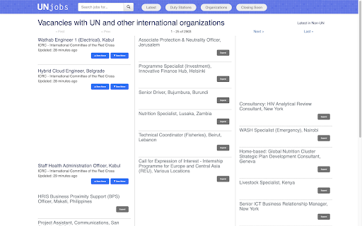 UN Jobs Search Helper (Beta)  from Chrome web store to be run with OffiDocs Chromium online