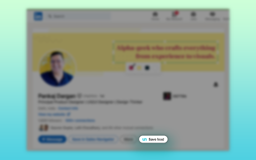 Unlead.ai  from Chrome web store to be run with OffiDocs Chromium online