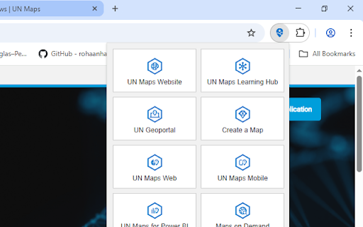 UN Maps for Chrome  from Chrome web store to be run with OffiDocs Chromium online