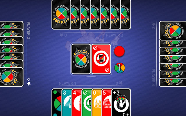 Uno Card Game with AI  from Chrome web store to be run with OffiDocs Chromium online