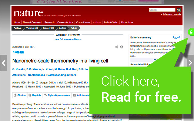 Unpaywall  from Chrome web store to be run with OffiDocs Chromium online