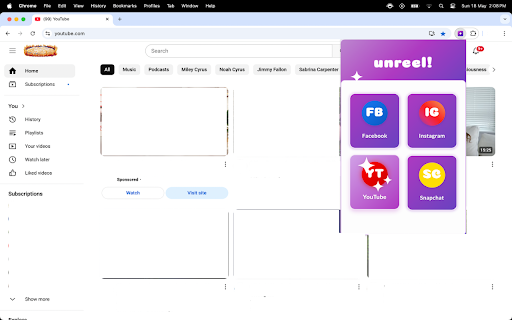 unreel!  from Chrome web store to be run with OffiDocs Chromium online