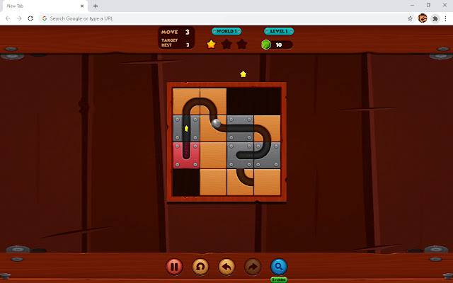 Unroll Ball Puzzles Game  from Chrome web store to be run with OffiDocs Chromium online